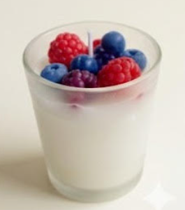 A Candle fruit cup